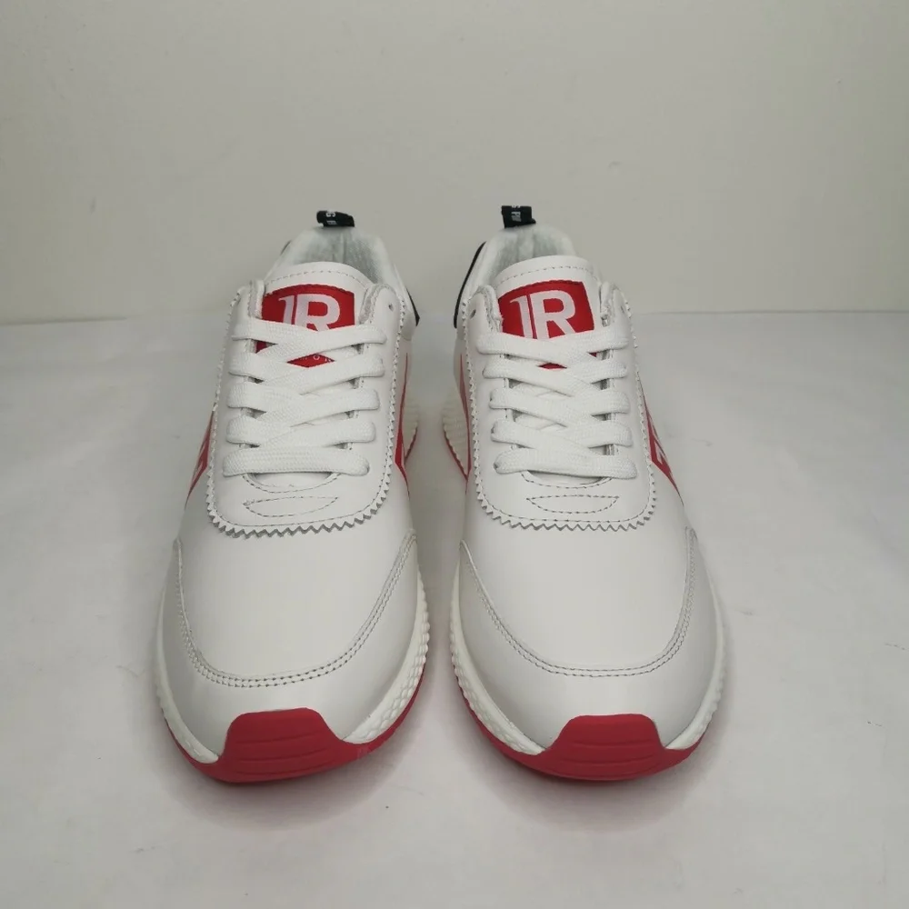 $495 - JOHN RICHMOND White and Red Logo Sneaker Women's 10 (EU 40)